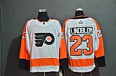 Flyers 23 Oskar Lindblom White Adidas Jersey,baseball caps,new era cap wholesale,wholesale hats